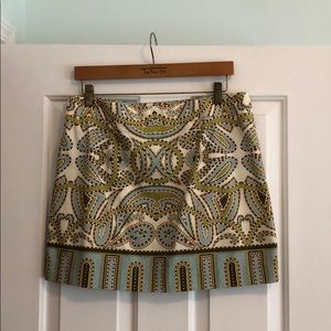 J. Crew Factory printed skirt